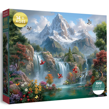 Waterfall Fairyland Jigsaw Puzzle 1000 Pieces